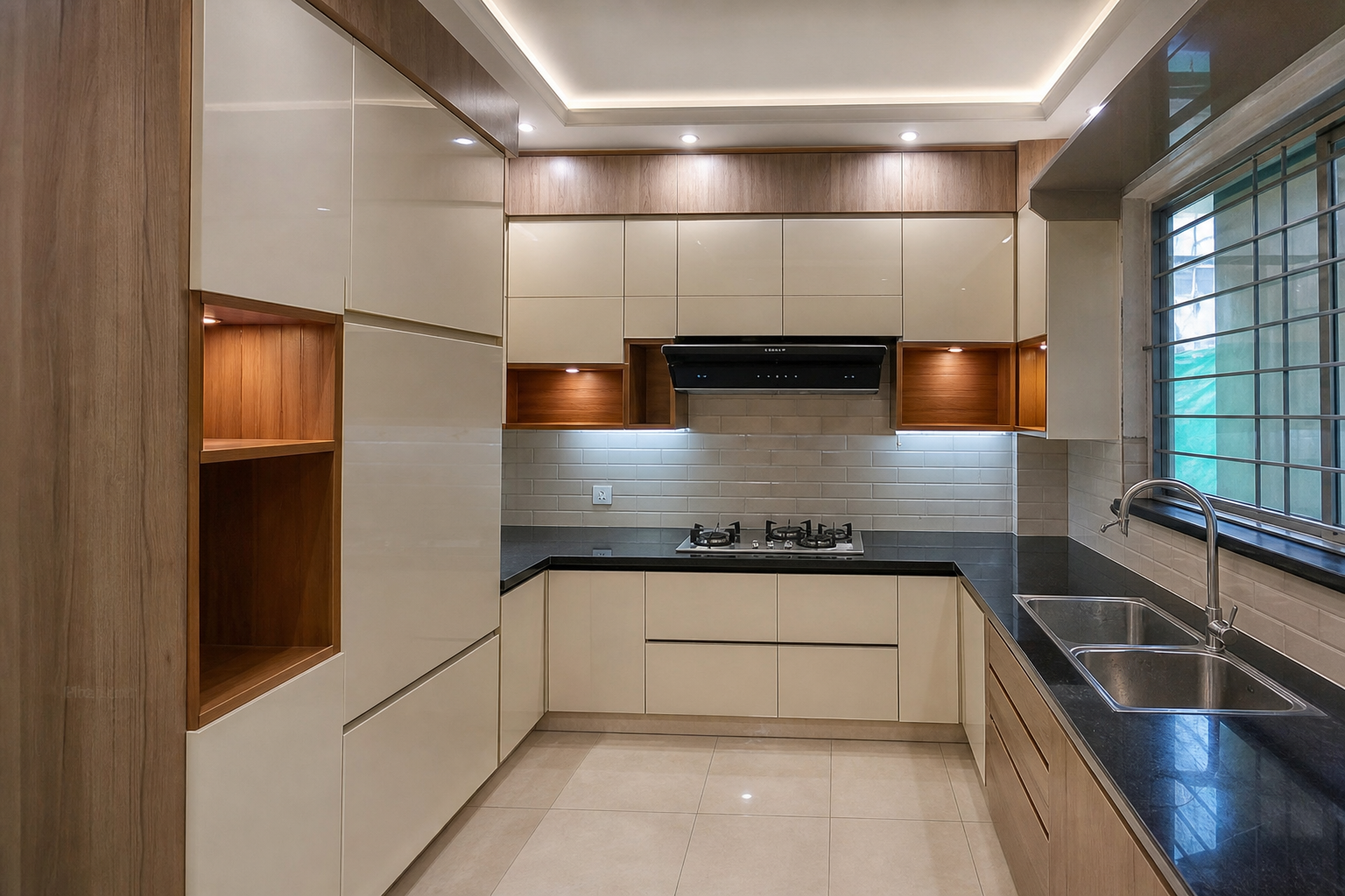 Modern custom kitchen cabinet project